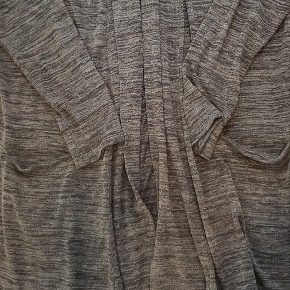 ROOTS - Jersey / Stretchy Gray Cardigan - 1X  - Picture 10 of 10